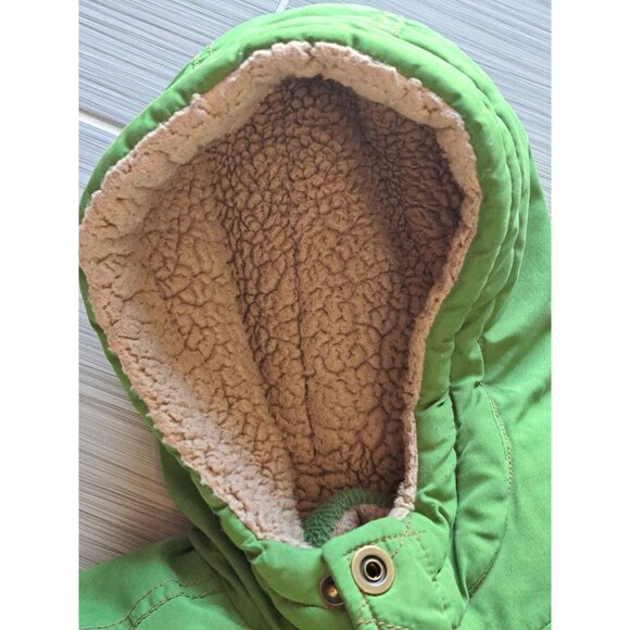 OshKosh B'Gosh Boys Size 4 Hooded Toddler Jacket Sherpa Lining  Pockets Thick - Picture 5 of 9